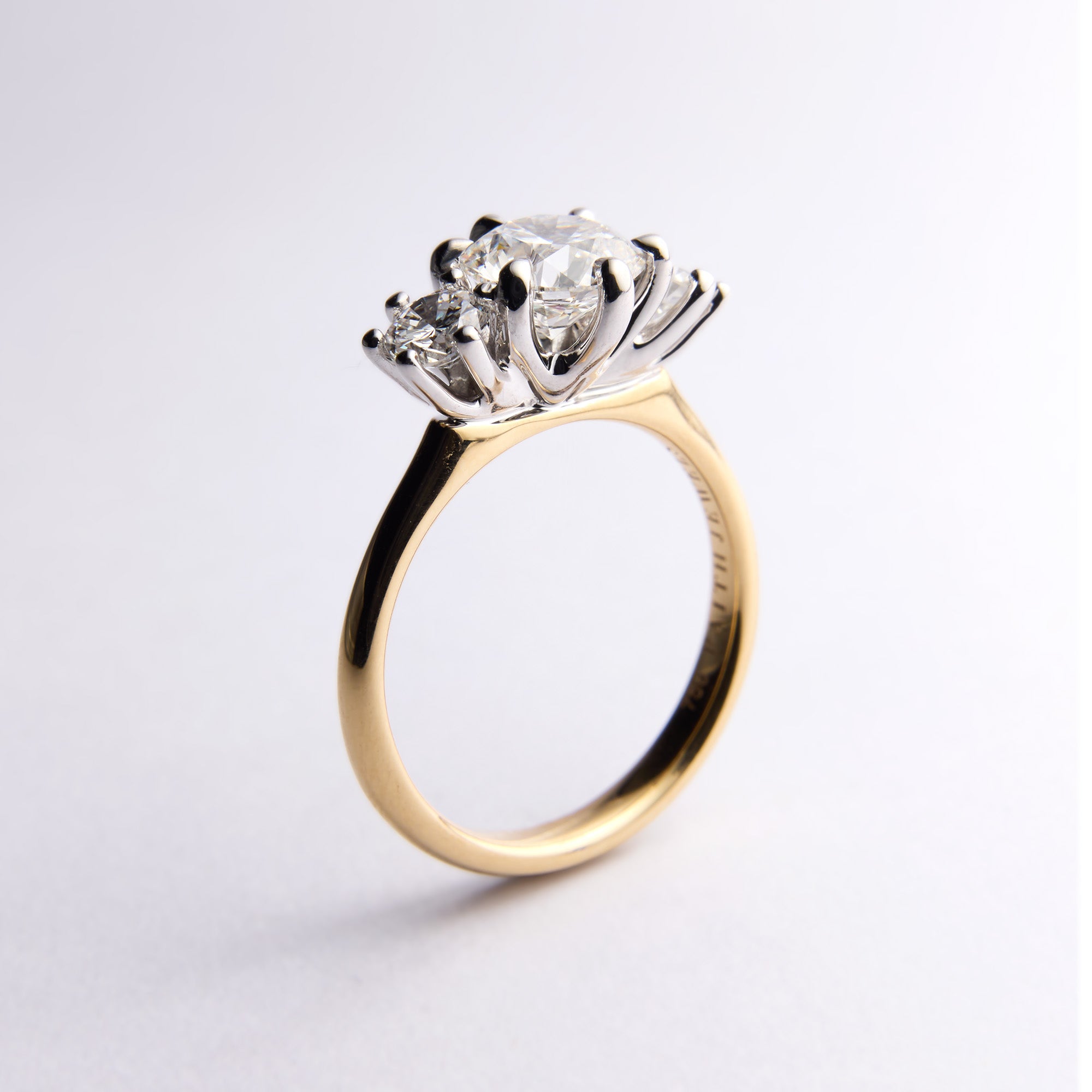 TRILOGY DIAMOND ENGAGEMENT RING