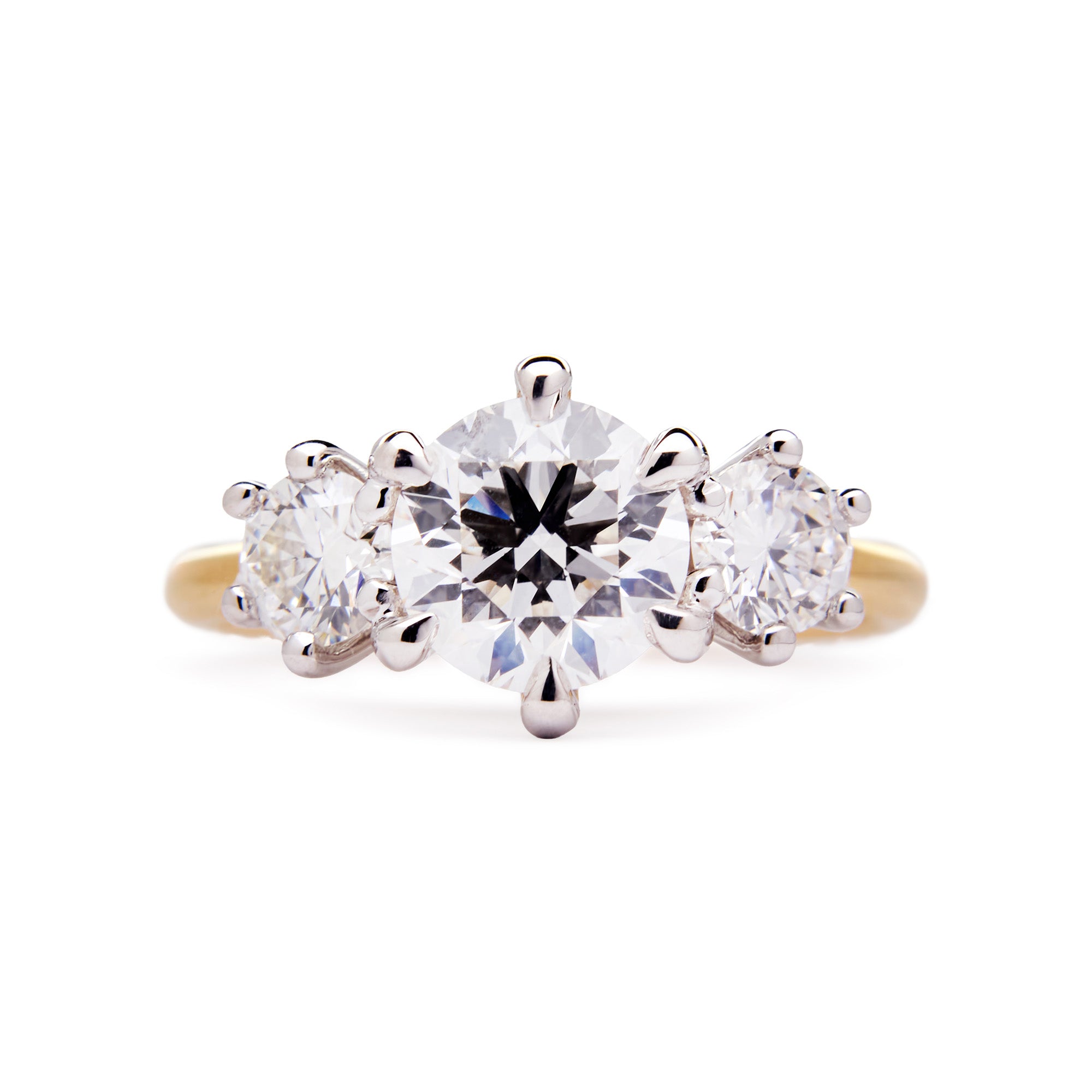 TRILOGY DIAMOND ENGAGEMENT RING