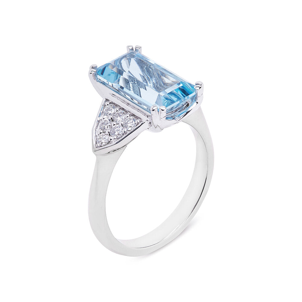 ELLERY RING - AQUAMARINE