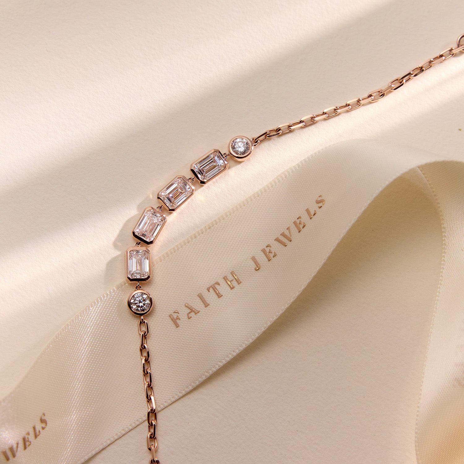 MORSE CODE INITIALS DIAMOND BRACELET - SOLD