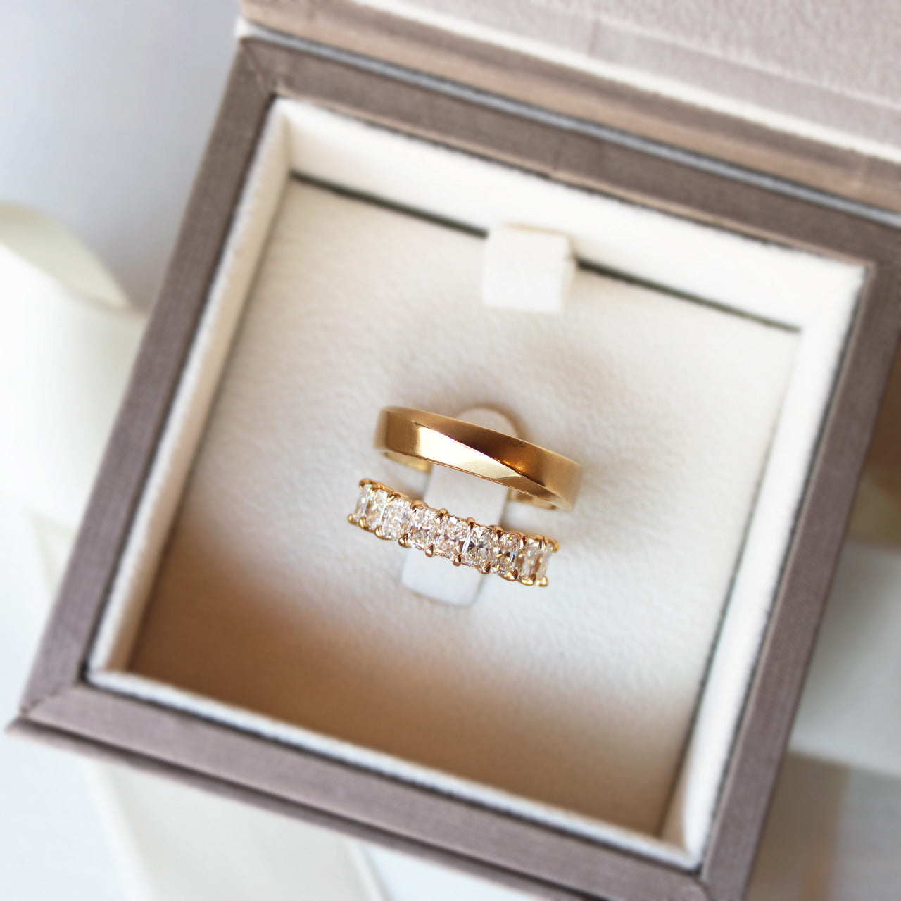 Lillie Diamond Wedding Band - SOLD