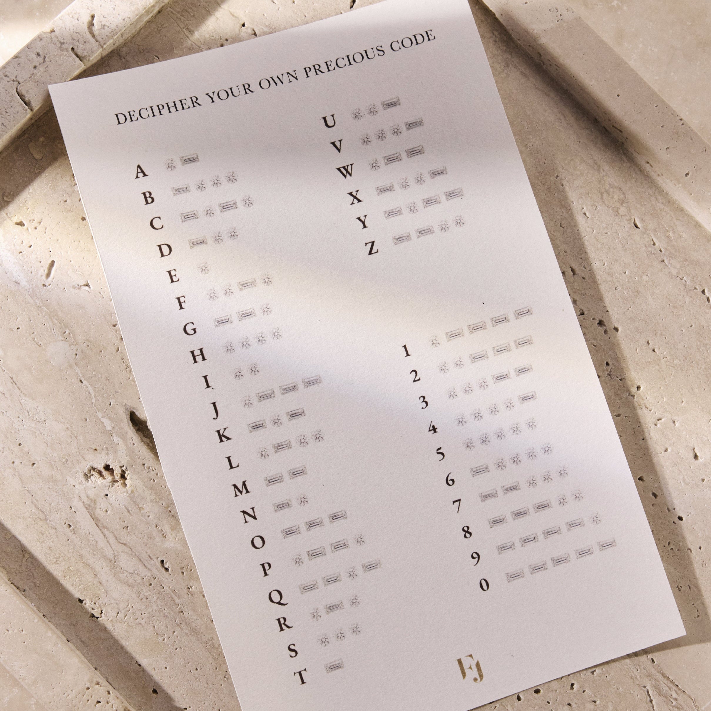 Code in Diamonds: Crafting Your Hidden Message