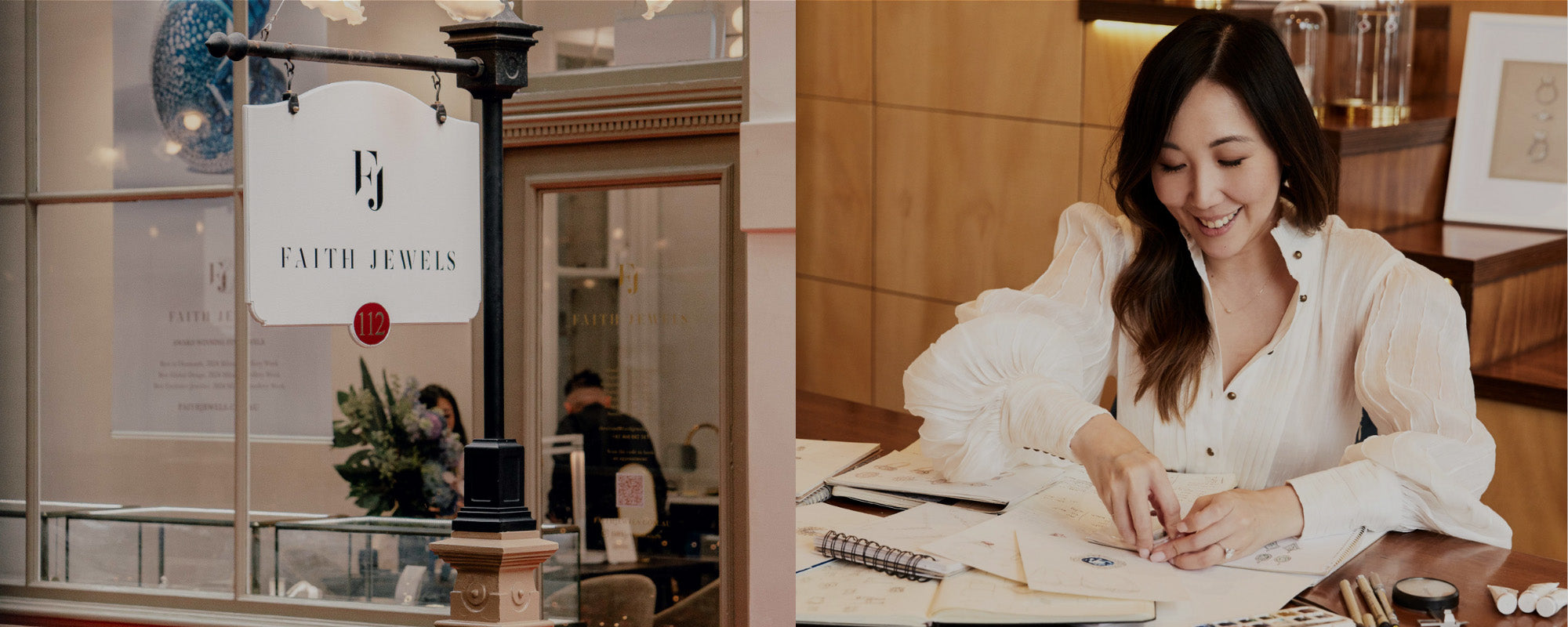 Faith Jewels in Sydney boutique and Melbourne studio.